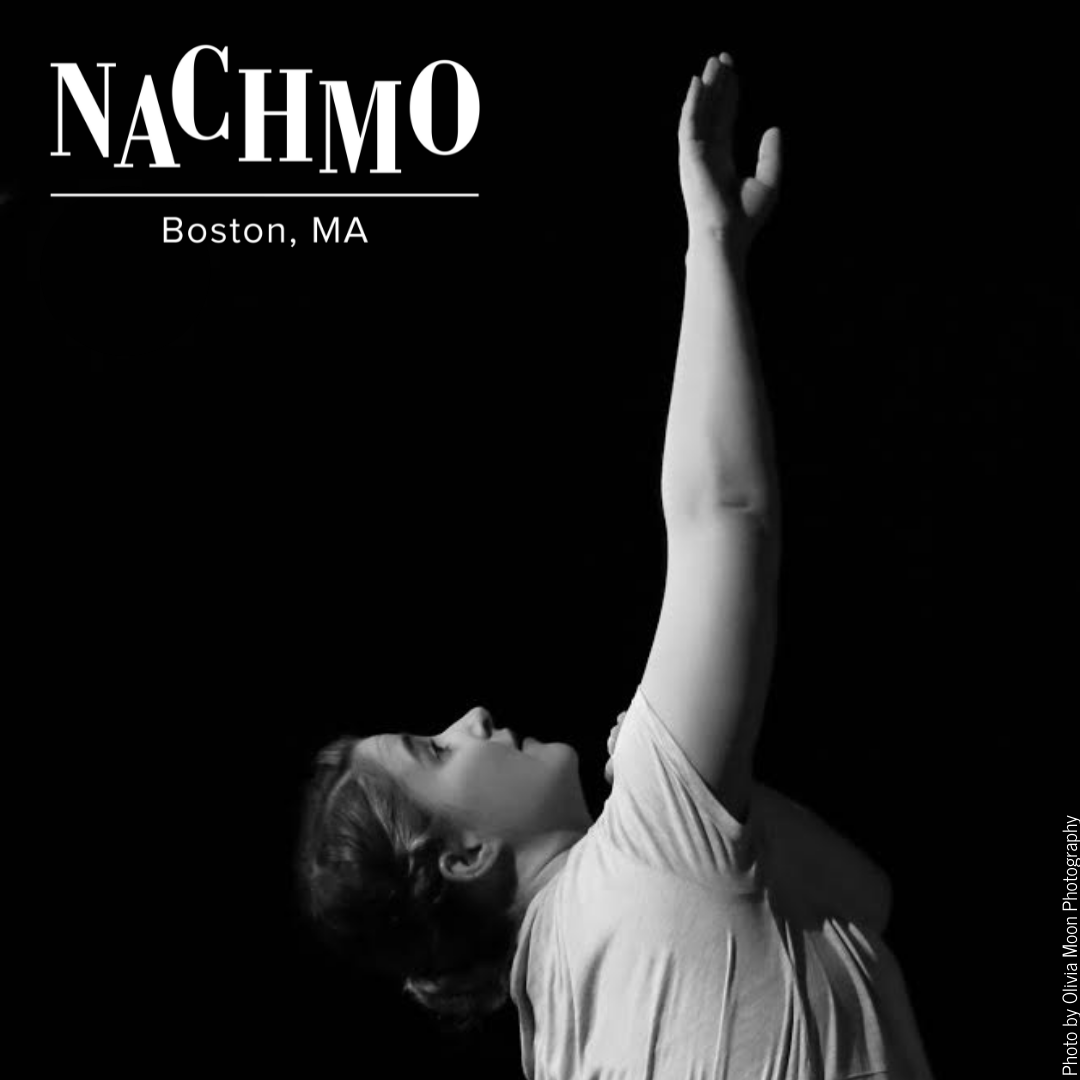 White woman reaching
Arm extended in the air
NACHMO Boston, MA