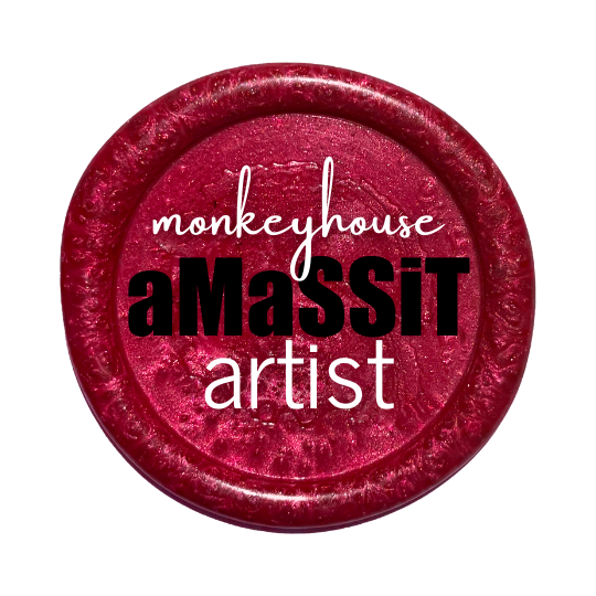 Wax Seal "Monkeyhouse aMaSSiT Artist"