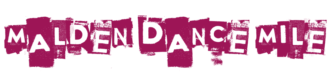 Malden Dance Mile logo in pink