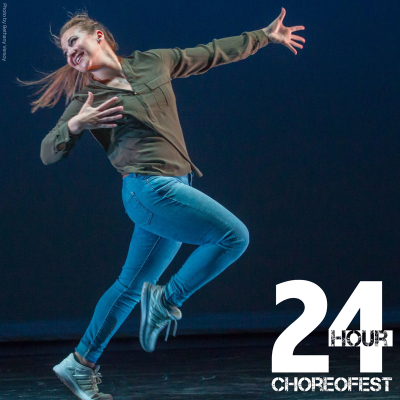 White woman reaching From 24hr ChoreoFest