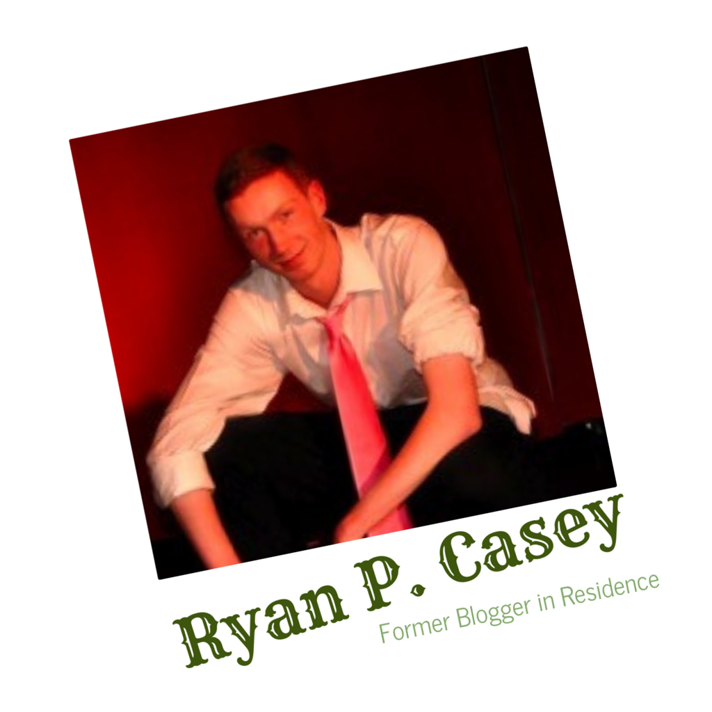 Ryan P. Casey, Monkeyhouse Blogger In Residence